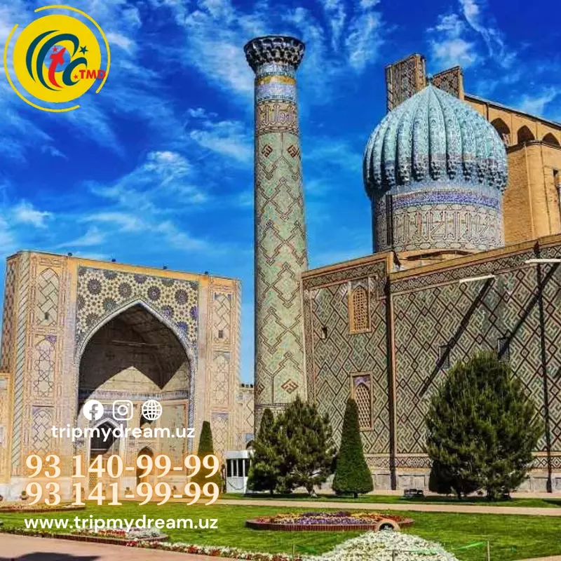 🌟 ОДНОДНЕВНЫЙ ТУР: ТАШКЕНТ – САМАРКАНД – ТАШКЕНТ 🌟