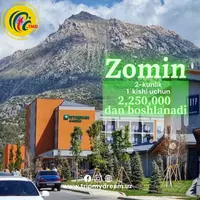 ZOMIN RESORT Tog‘-kurort majmuasidan eksklyuziv tijorat taklifi
