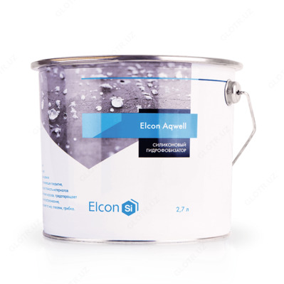 Пропитка с эффектом мокрого камня силиконовый гидрофобизатор Aqwell 9 л в Ташкенте в Узбекистане.