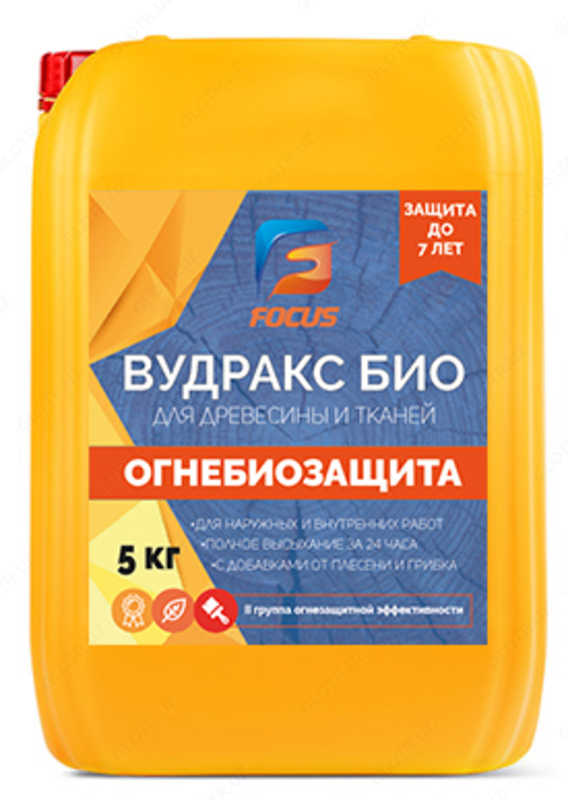 Огнебиозащитная трудновымываемая пропитка ВУДРАКС® НОРД