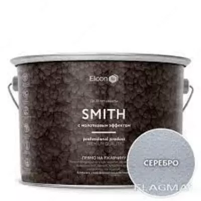 Краска с молотковым эффектом Hammer сербро (2 кг банка) (акция) в Ташкенте в Узбекистане.