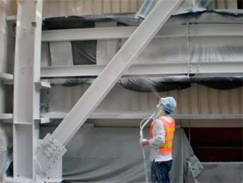 Услуги огнезащитной краски и других спец.красок в Ташкенте в Узбекистане.