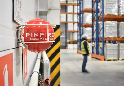 FINFIRE Самосрабатывающий порошковый огнетушитель СФЕРА.