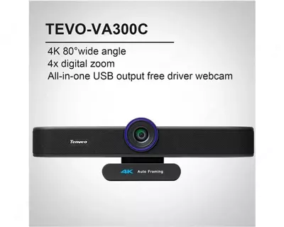Поворотная 4K-камера для видеоконференций с 4x зумом