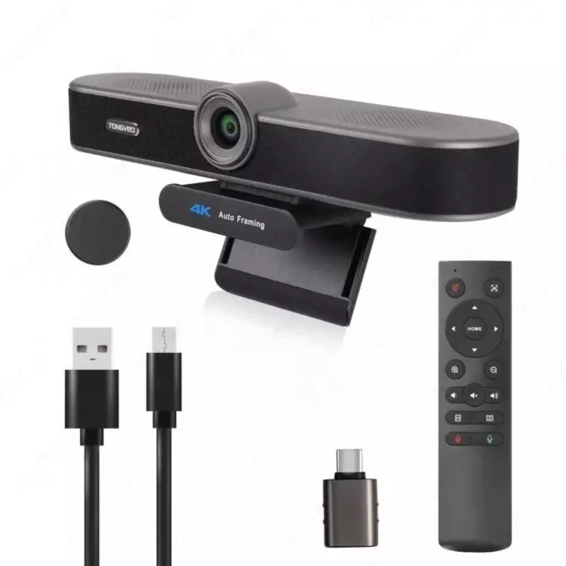 Поворотная 4K-камера для видеоконференций с 4x зумом