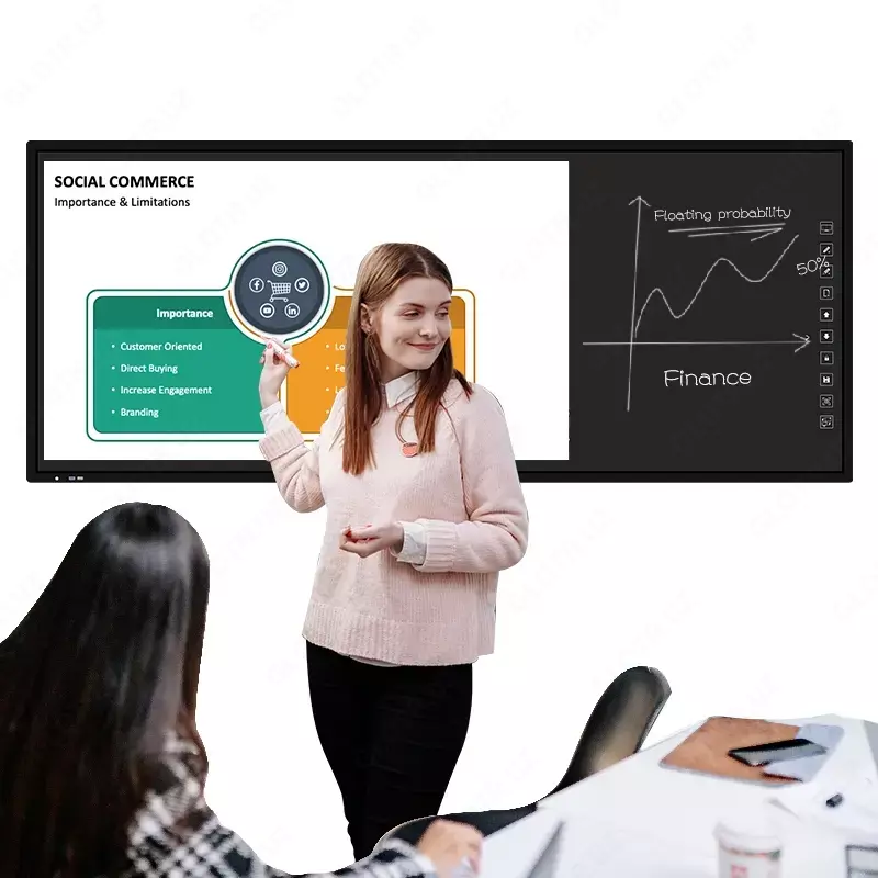 Умная маркерная доска EIBOARD 94 дюйма с Android 14.0