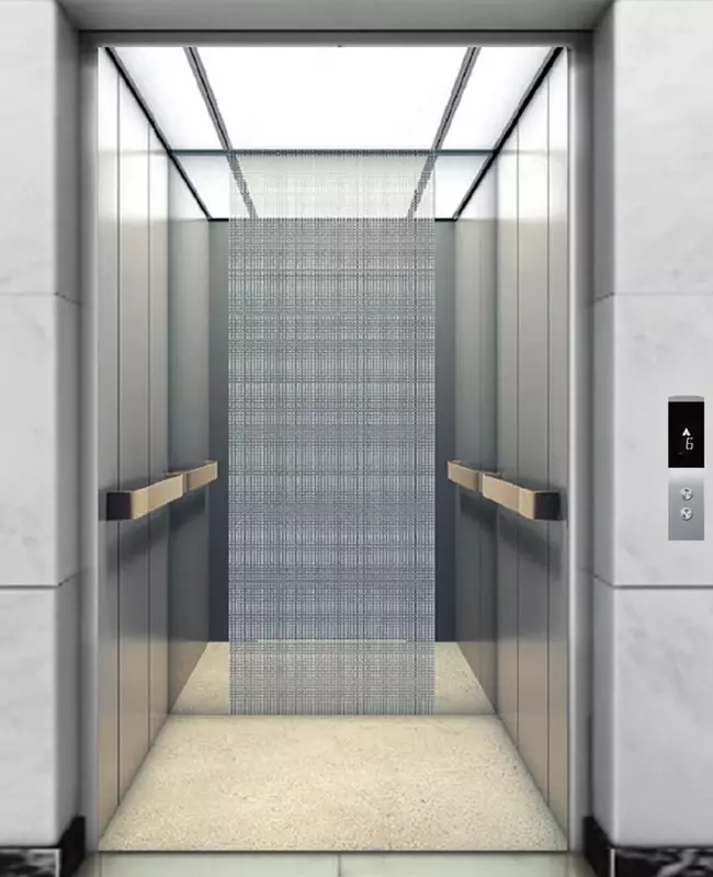 Зеркальный пассажирский лифт "SE-J101N"