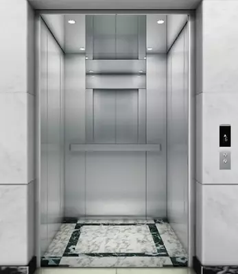 Зеркальный пассажирский лифт "SE-J102N"