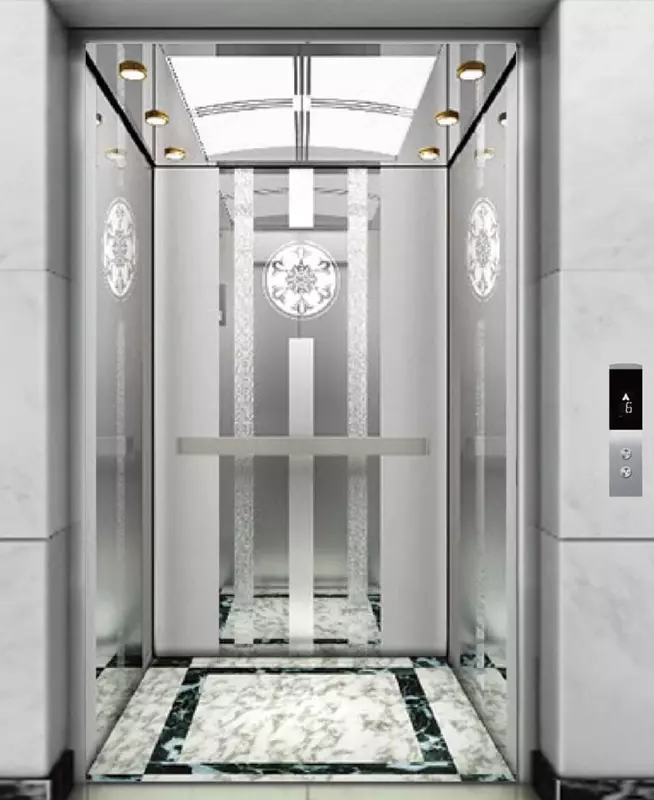 Зеркальный пассажирский лифт "SE-J106N"