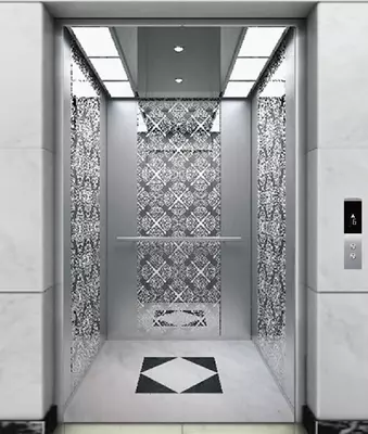 Зеркальный пассажирский лифт "SE-J109N"