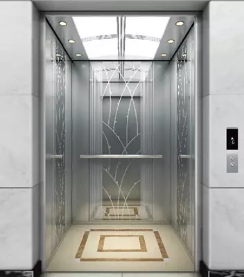 Зеркальный пассажирский лифт "SE-J110N"