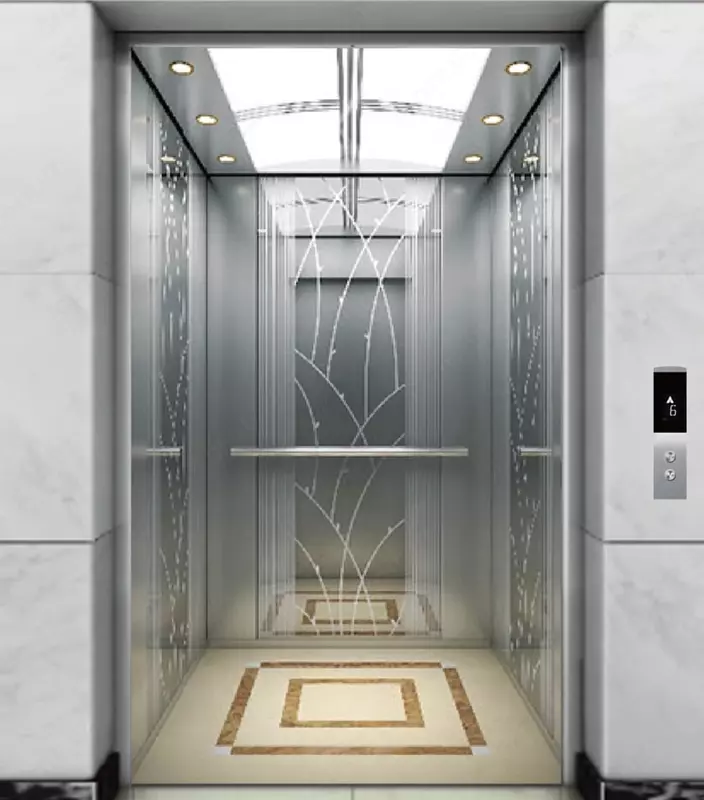 Зеркальный пассажирский лифт "SE-J110N"