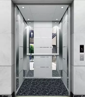 Зеркальный пассажирский лифт "SE-J115N"