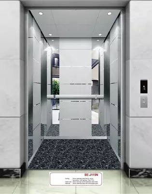 Зеркальный пассажирский лифт "SE-J115N" - от 149 000 000 сум / комплект