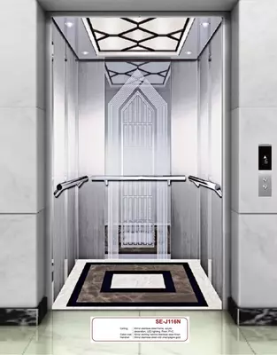 Зеркальный пассажирский лифт "SE-J116N" - от 149 000 000 сум / комплект