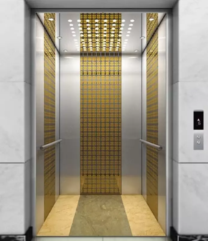 Oynali yo'lovchi lifti "SE-G001" (Oltin)