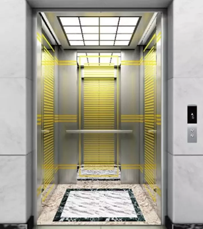 Oynali yo'lovchi lifti "SE-G002" (Oltin)