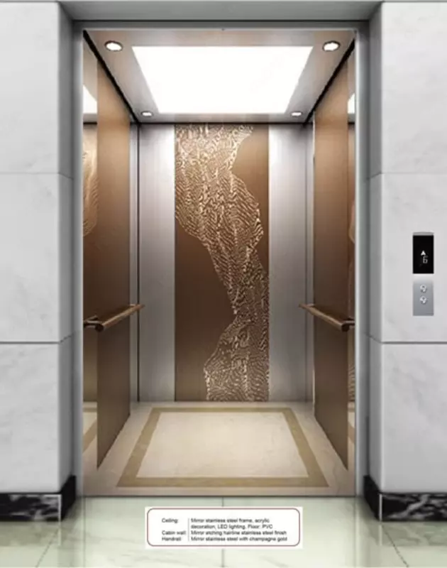 Oynali yo'lovchi lifti "SE-G006" (Oltin) - 149 000 000 so'mdan