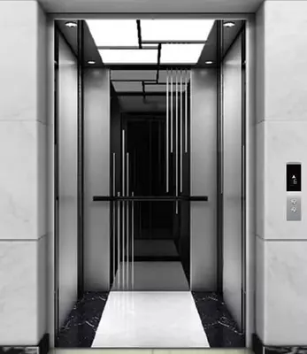 Зеркальный пассажирский лифт "SE-J117N"