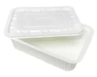 Пластиковые контейнеры прямоугольные с крышкой 800мл