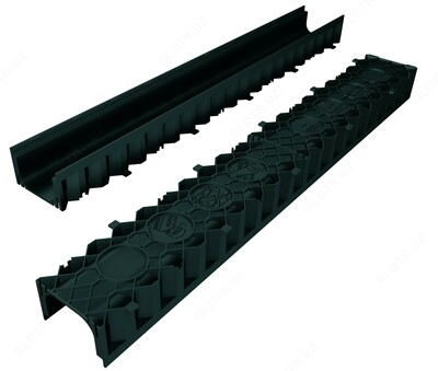 Yomg'ir suvini drenajlash uchun drenaj idishlari, bog 'uchun. Piyoda yo'llar uchun Ariki