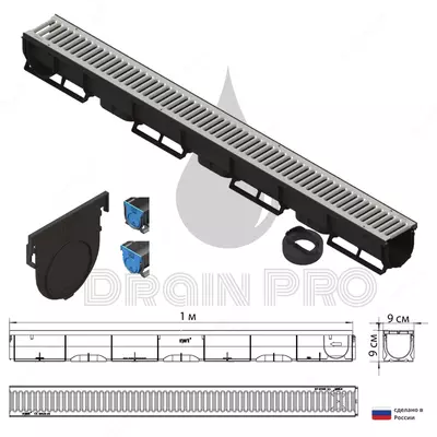 S’park LV-07.09.09-PP plastmassali suv qochirish lotogi shtamp. po‘lat. kl. A (kompl.) 088011-M