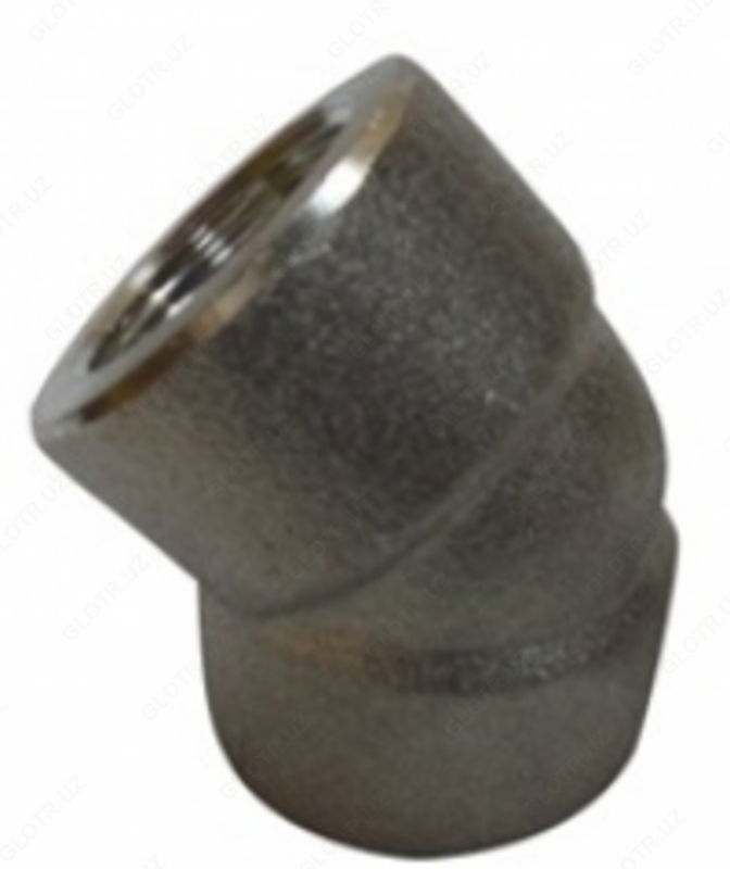 Отвод резьбовой переходной (135 градусов)