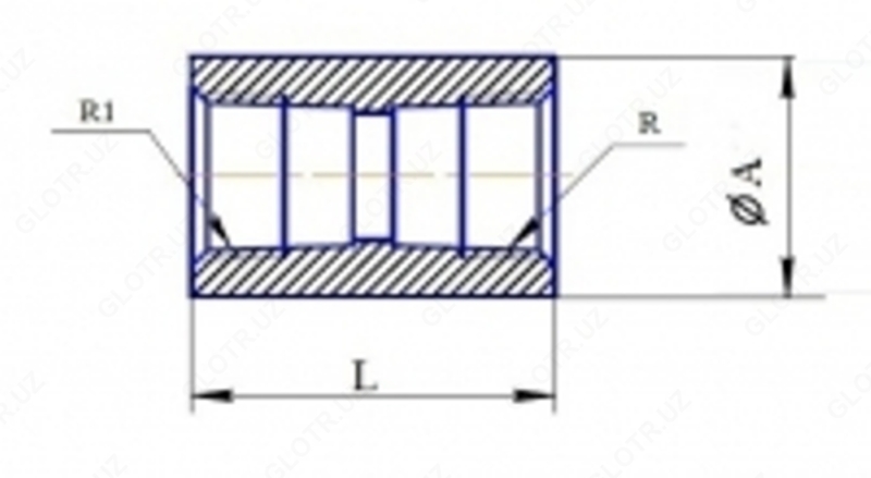 Соединитель резьбовой (муфта) равнопроходной - по запросу