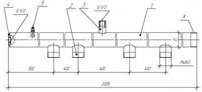 Коллектор газовый к4 - Цена по запросу