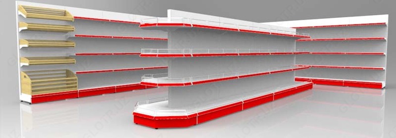 Торговые Приставные Стеллажи Только в розницу