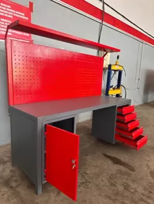   Metall ustaxona ish stoli (verstak)