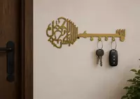  Arab kalligrafiyasi bilan bezatilgan dekorativ devor kaliti - 