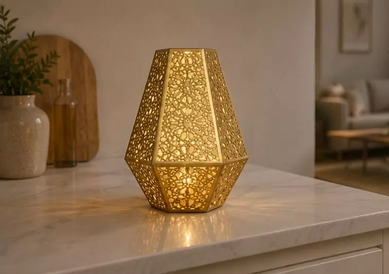   Sharqona naqshli nafis metall vaza