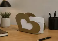   Yurak shaklidagi metall salfetka ushlagichi