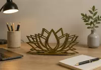   Lotus shaklidagi metall salfetka ushlagichi