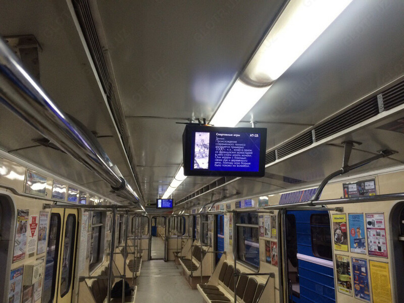 Размещение рекламы на ТВ в метро