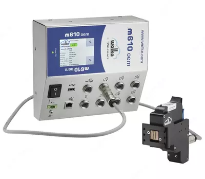 Термоструйный принтер WOLKE для нанесения DataMatrix кодов.