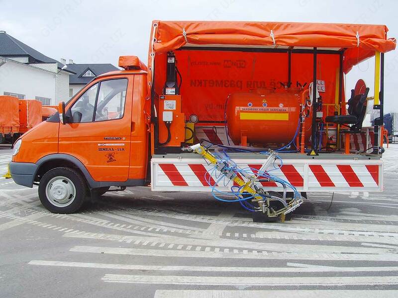 1 800 000 000 сум Машина дорожной разметки «Шмель 11А»(на базе Газель 3302)
