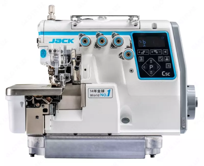 JACK C5C - самый современный и популярный полностью автоматизированный оверлок