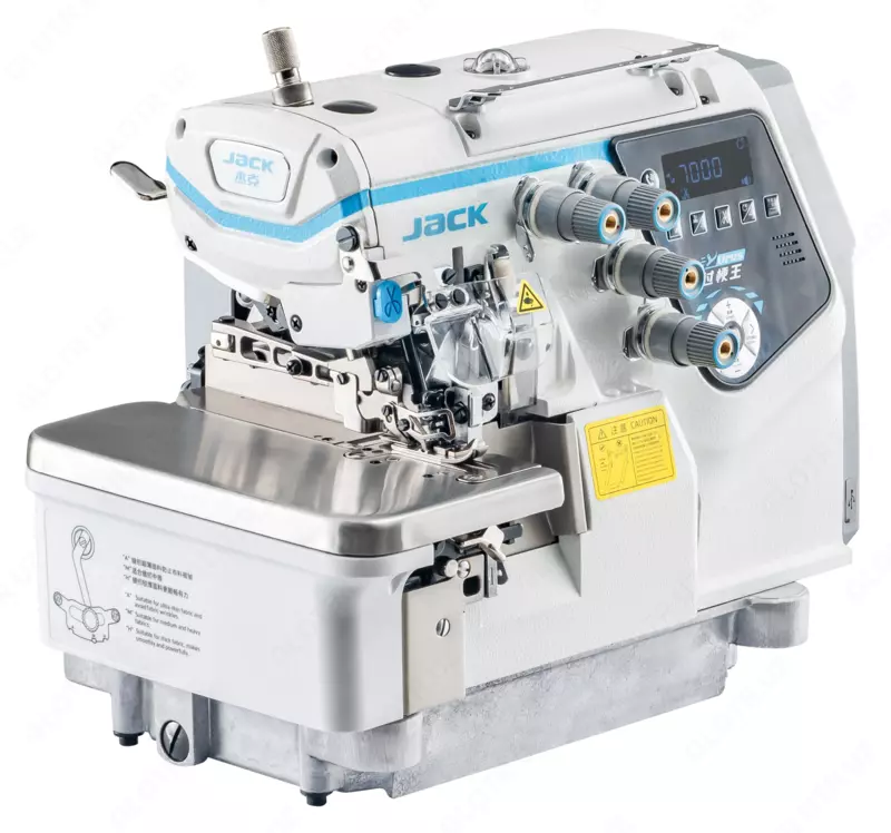 JACK C7 URUS - Sun’iy intellektga ega 4 ipli avtomatik overlok mashinasi!