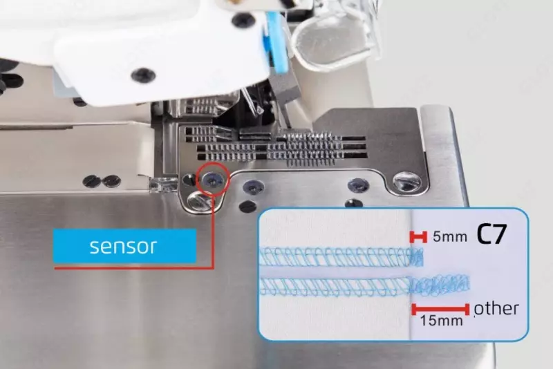  JACK (ООО SEWING MACHINES TRADING) - JACK C7 URUS - Sun’iy intellektga ega 4 ipli avtomatik overlok mashinasi!