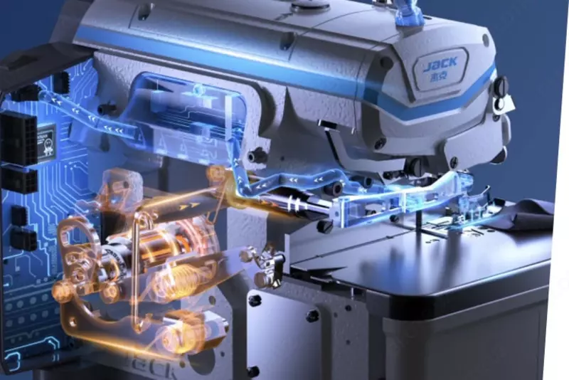  JACK C7 URUS - Sun’iy intellektga ega 4 ipli avtomatik overlok mashinasi! - Sanoat overloklari