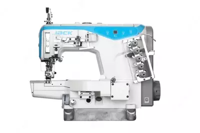 JACK К5-UTL-35AC*356 - Avtomatik funksiyali va chap tomonlama qirqiladigan uch ignali rashma tikuv mashinasi