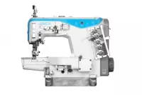 JACK К5-UTL-35AC*356 - Avtomatik funksiyali va chap tomonlama qirqiladigan uch ignali rashma tikuv mashinasi