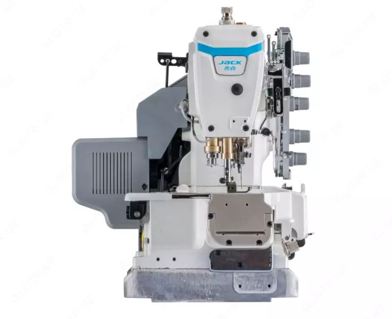   Jack K7-UT-01GB — Suniy Intellekt (AI) texnologiyasi bilan jihozlangan  3 ignali  ustki va ostki qoplamali (rastroposhivalnaya) silindrsimon (yengli) tikuv mashinasi