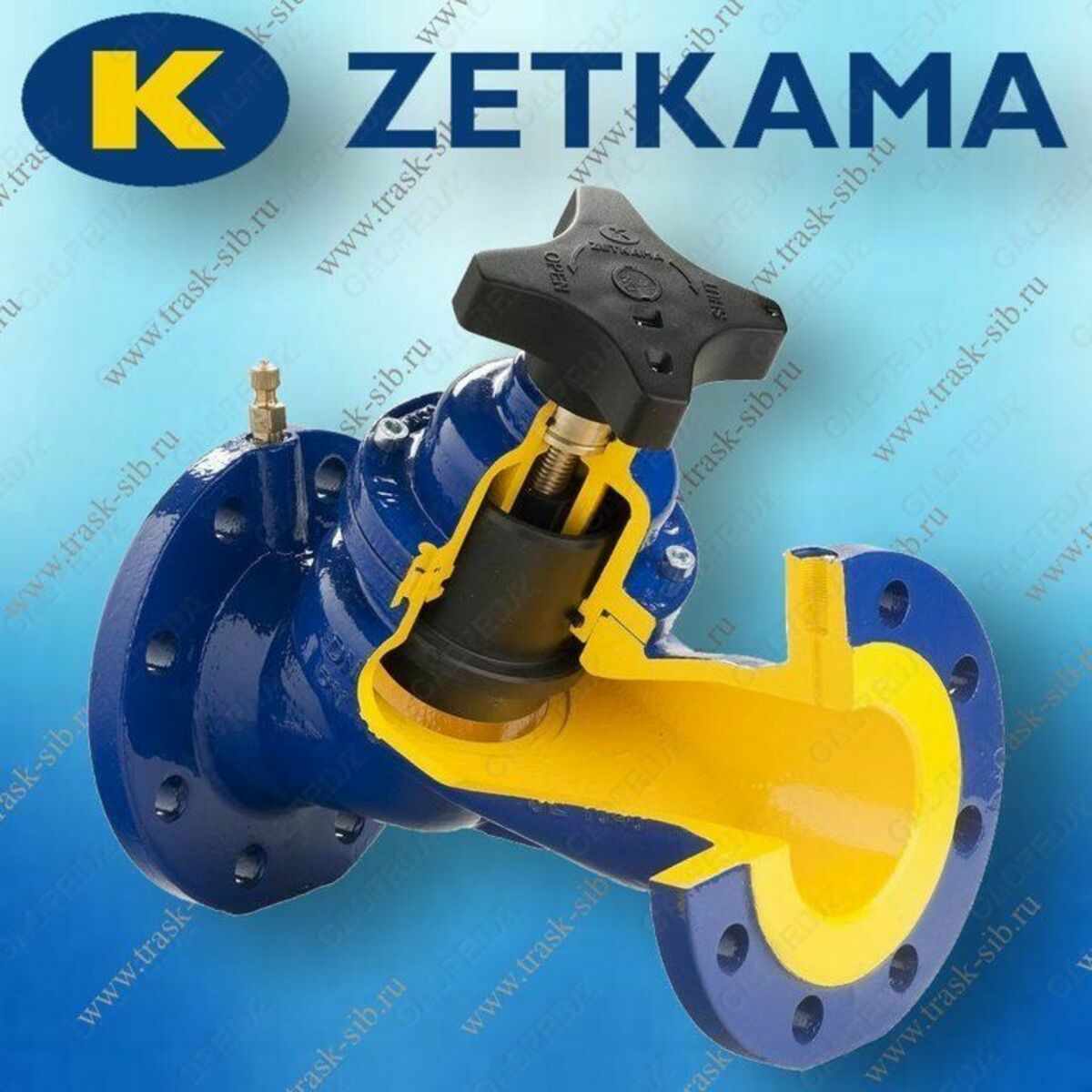 Клапан балансировочный zetkama Клапан балансировочный zetkama