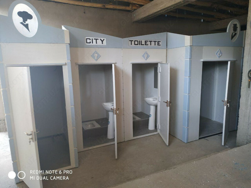 Сетевой туалет из био-материала 004