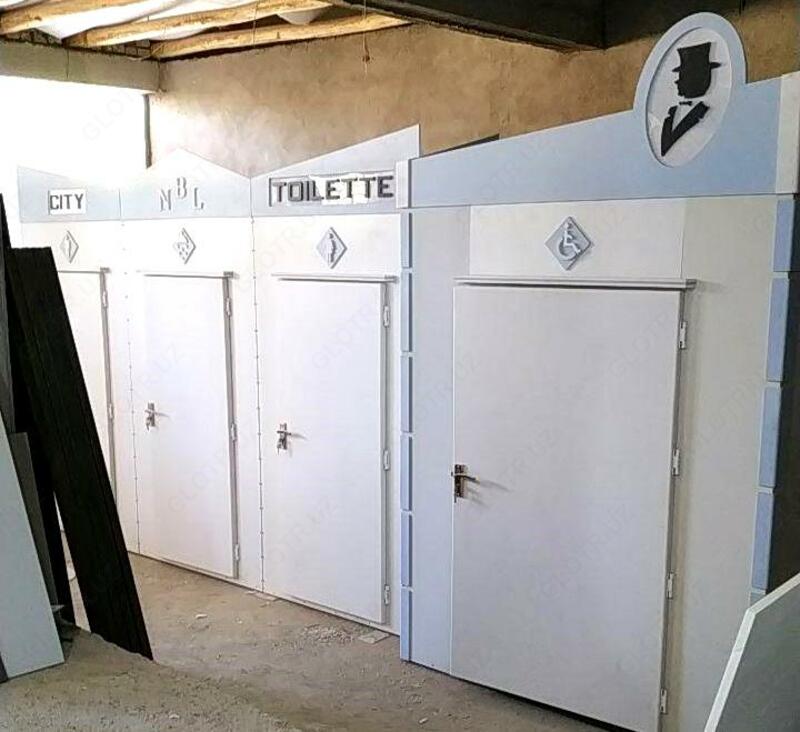 20 000 000 so'mdan Автономный туалет из био-материала 004 в светлых оттенках