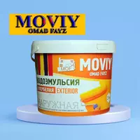 Suvga asoslangan bo'yoq MOVIY EXTERIOR "Super white" tashqi makon uchun