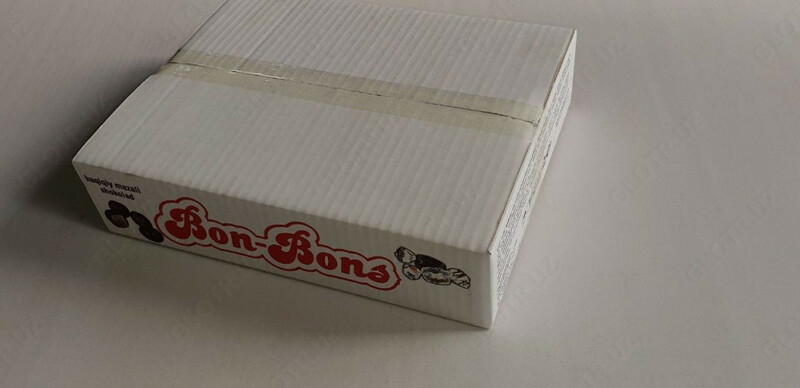 Картонная коробка (белая, 3 слоя)